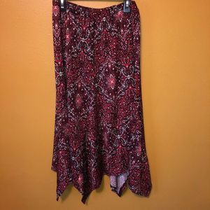 NY Collection Handkerchief Skirt, NWT